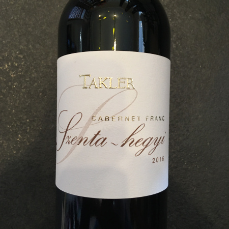 Takler Szenta-hegy Cabernet Franc 2018